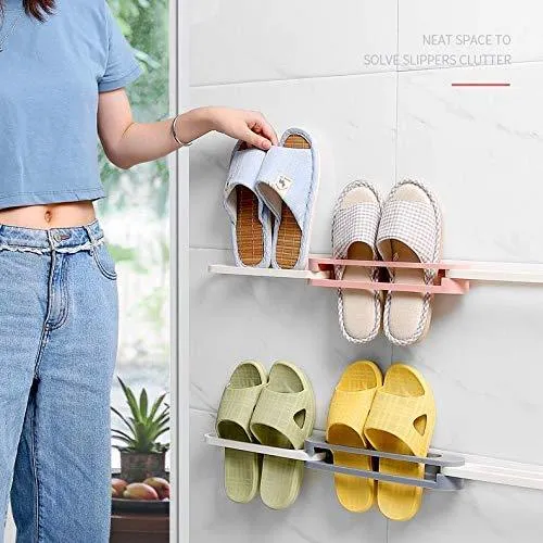 1122 Multifunction Folding Slippers/Shoes Hanger Organizer Rack