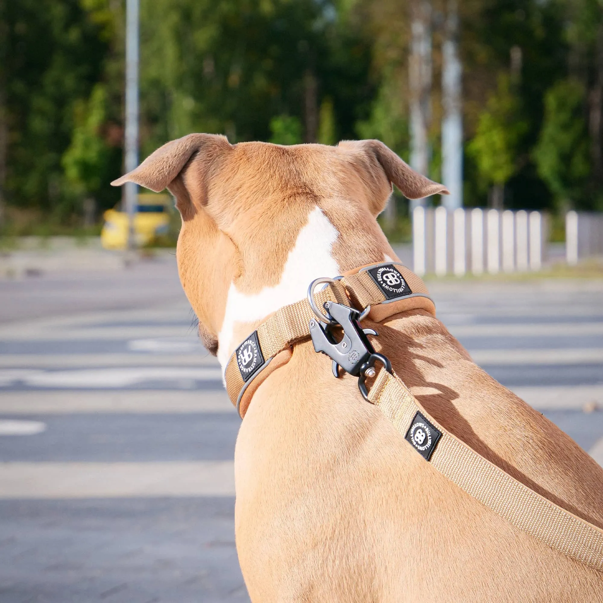 1.2m Mini Combat Lead | Secure Clasp - Metal Grey