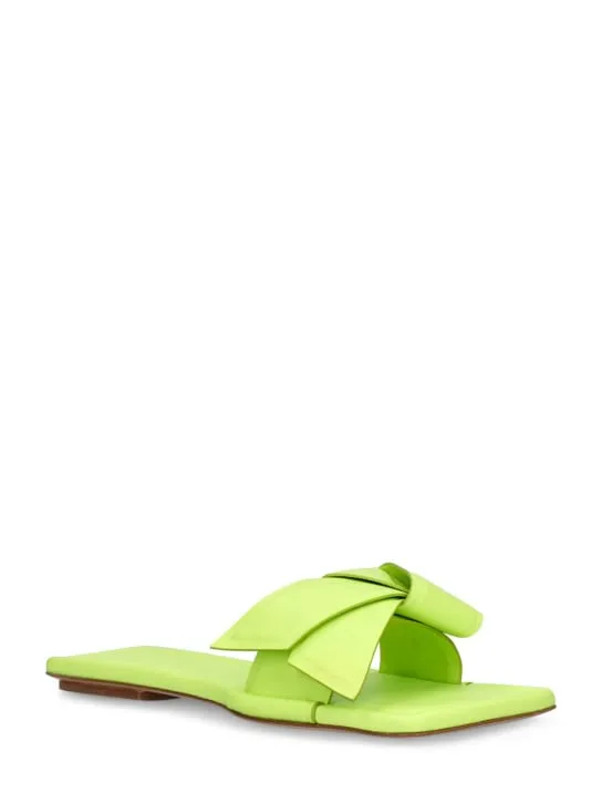 Acne Studios   5mm Flat leather slides 