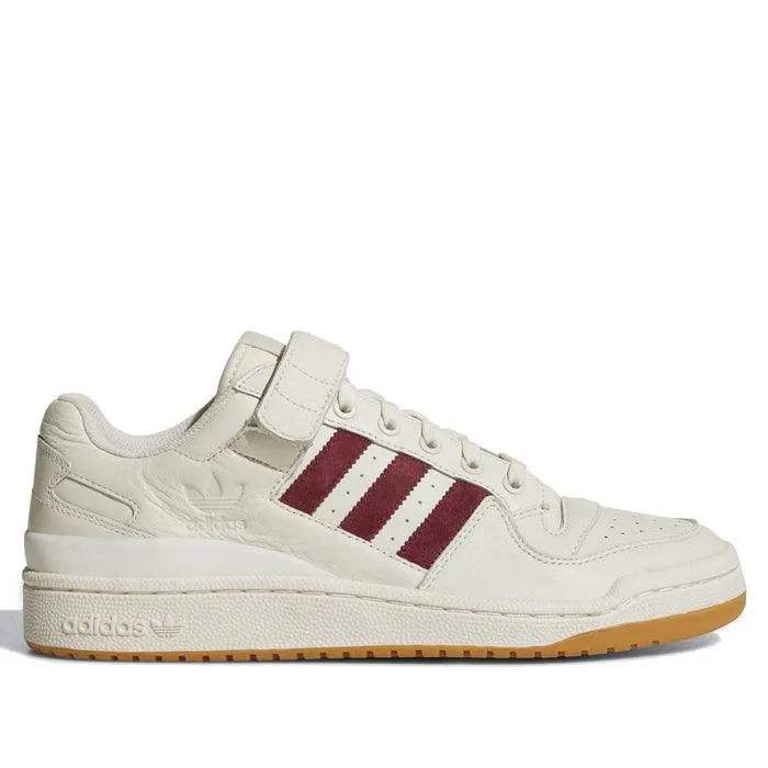 Adidas Forum Ultra White / Wine Red Low Sneakers