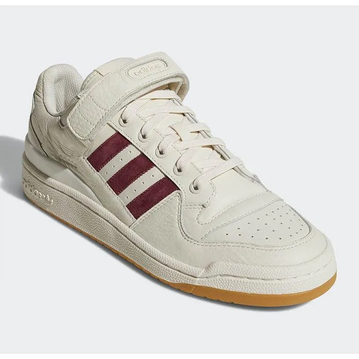 Adidas Forum Ultra White / Wine Red Low Sneakers