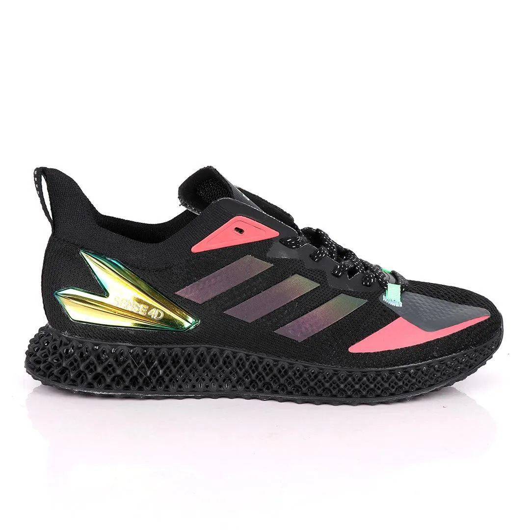 Adidas Originals Consortium Sense 4D Black And Maceron Sneakers