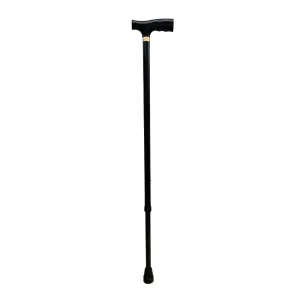 Adjustable Aluminium T-Shape Fancy Cane   (75090)