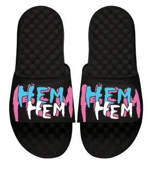 AJ Greene 'Hem Hem' Splatter Slides