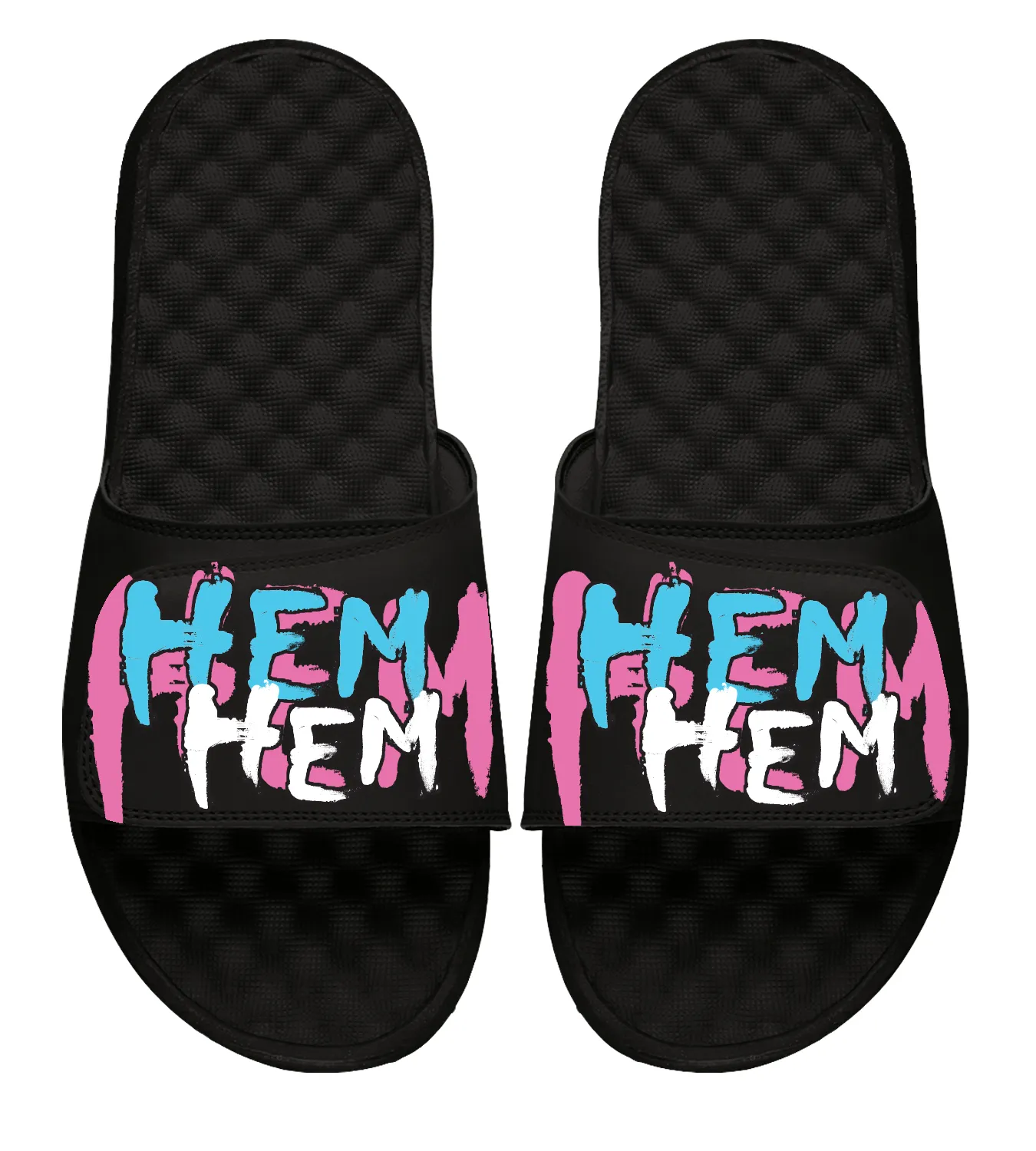 AJ Greene 'Hem Hem' Splatter Slides