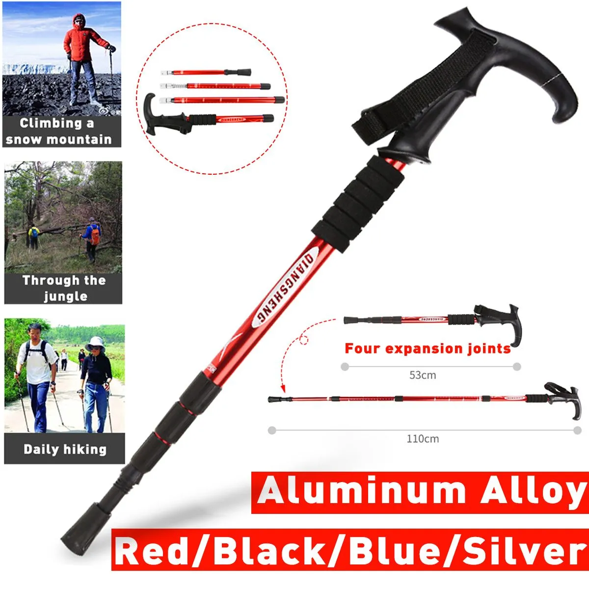 Alba Trekking Pole Aluminum Walking Stick