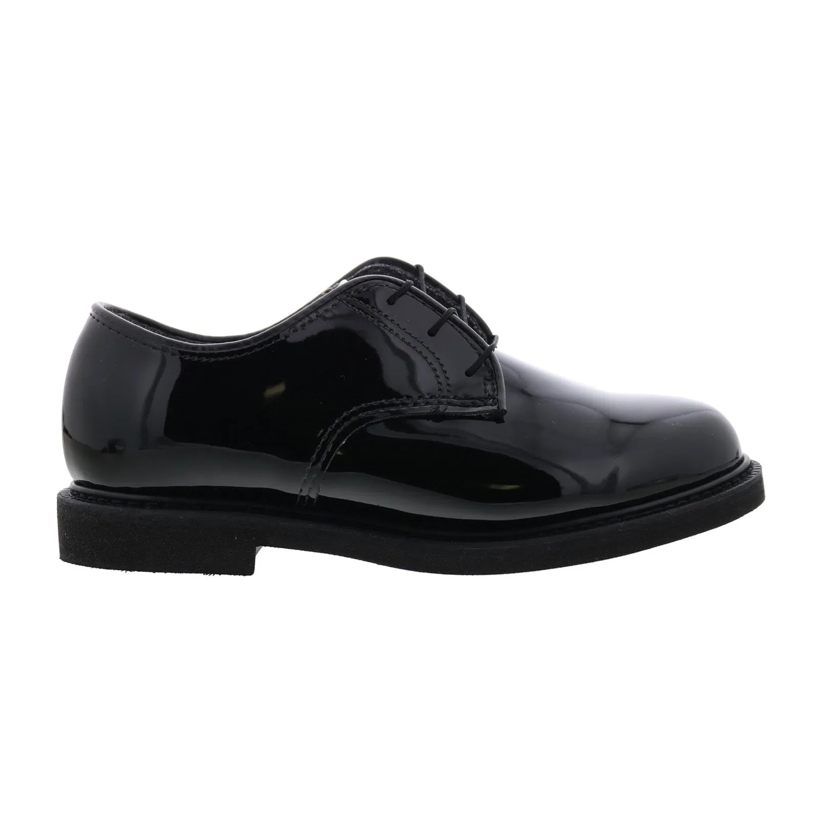 Altama O2 High Gloss Oxford 609211 Womens Black Wide Oxfords Plain Toe Shoes