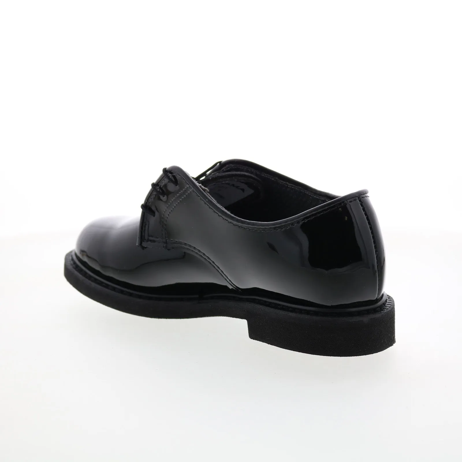 Altama O2 High Gloss Oxford 609211 Womens Black Wide Oxfords Plain Toe Shoes