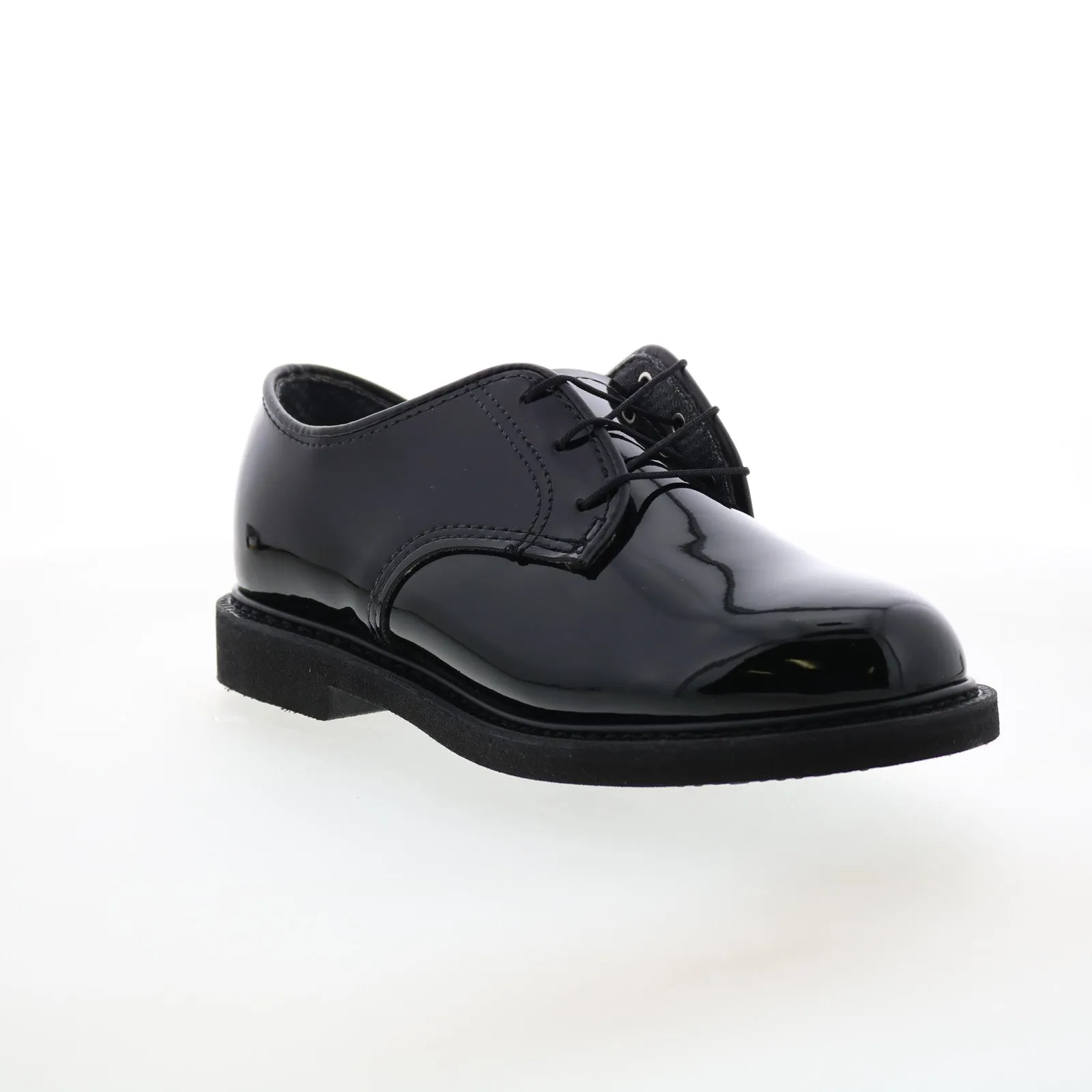 Altama O2 High Gloss Oxford 609211 Womens Black Wide Oxfords Plain Toe Shoes