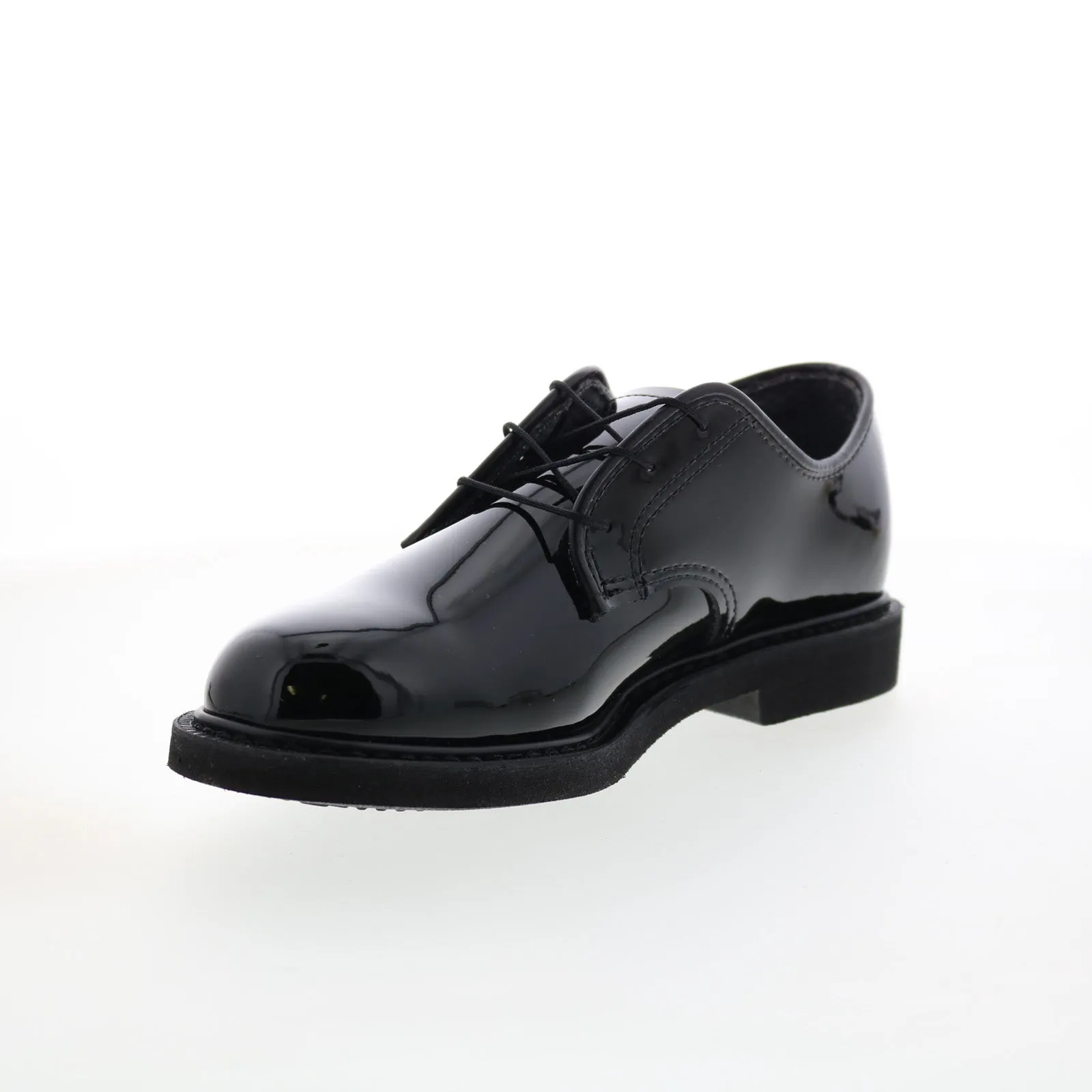 Altama O2 High Gloss Oxford 609211 Womens Black Wide Oxfords Plain Toe Shoes