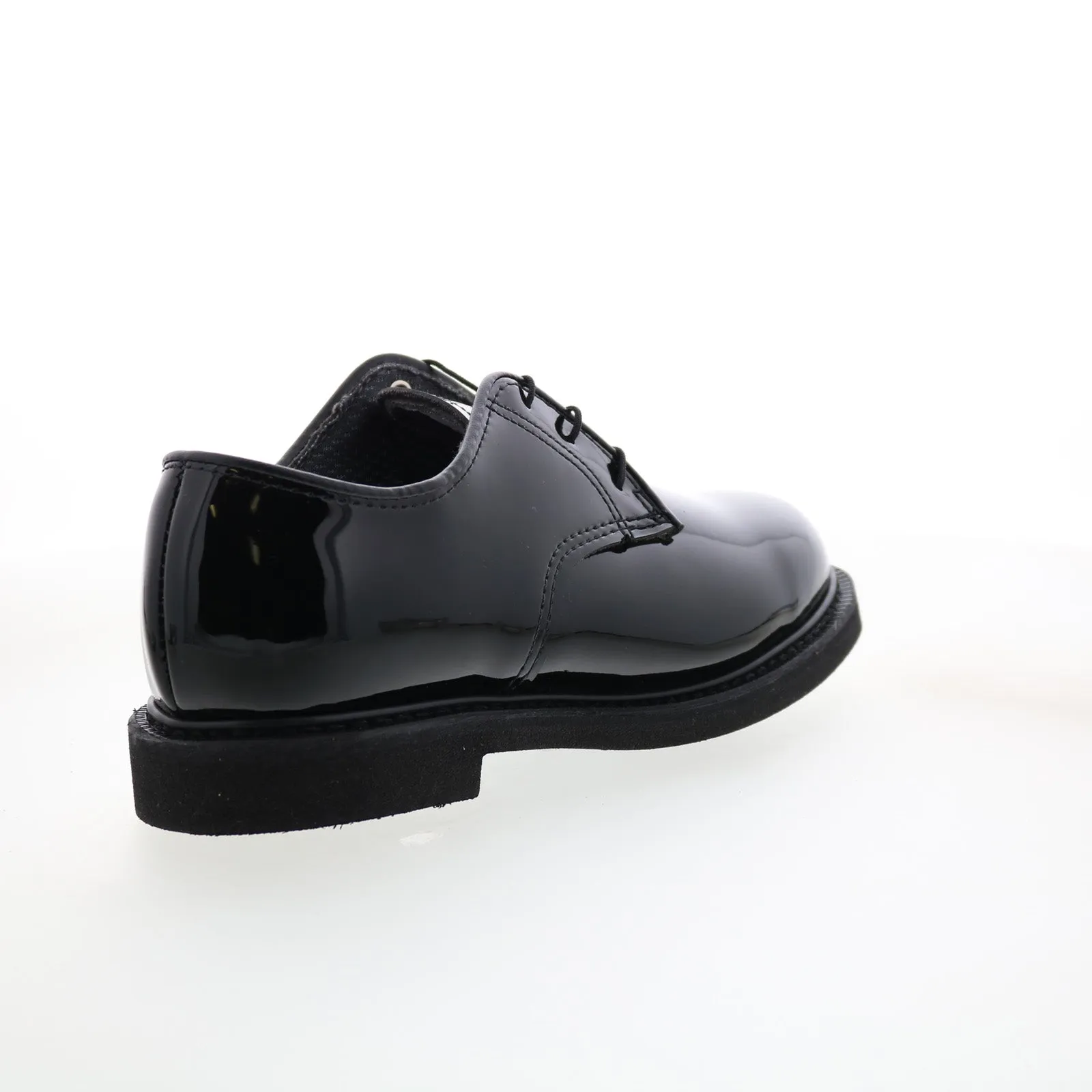 Altama O2 High Gloss Oxford 609211 Womens Black Wide Oxfords Plain Toe Shoes