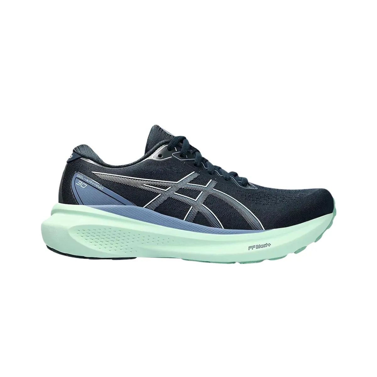 Asics Gel-Kayano 30 Navy Blue Lime SS24 Women's Running Shoes