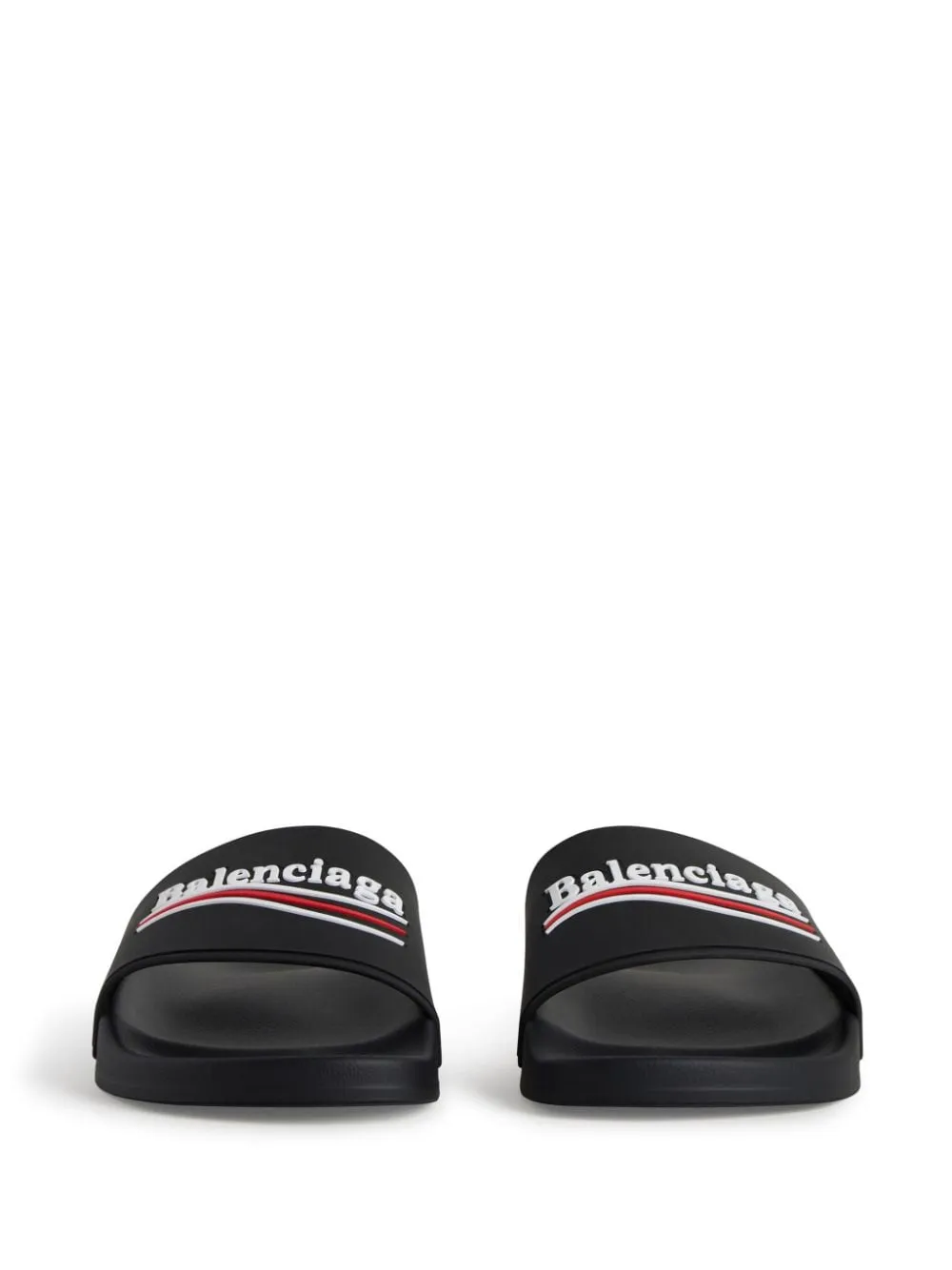 Balenciaga Logo Detailed Slip-On Pool Slides