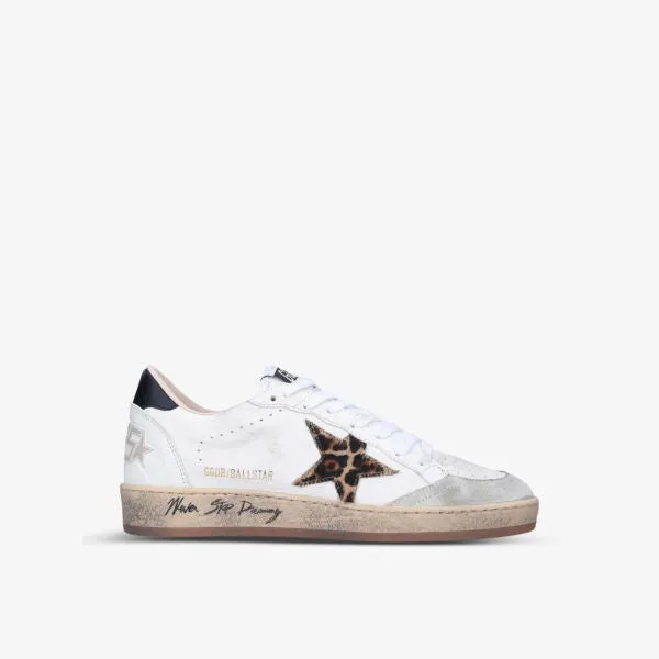 Ball Star 10920 Leather Low Top Golden Goose Sneakers, White