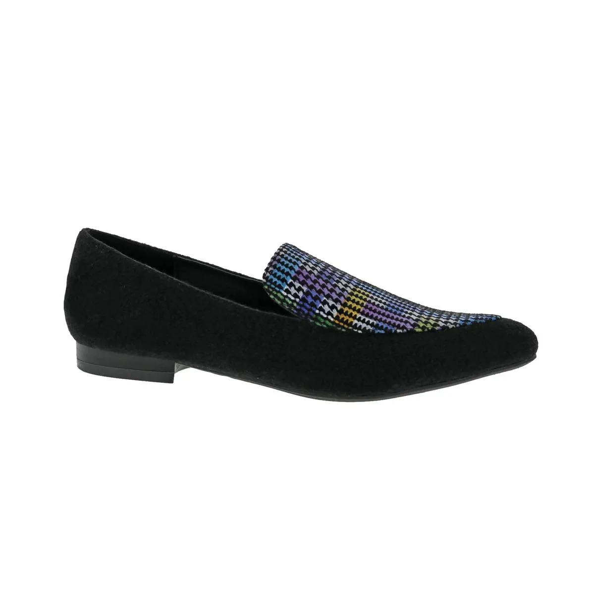 Bellini Ferris Women Flat Slip-on Shoe's In Black Mutli Wool