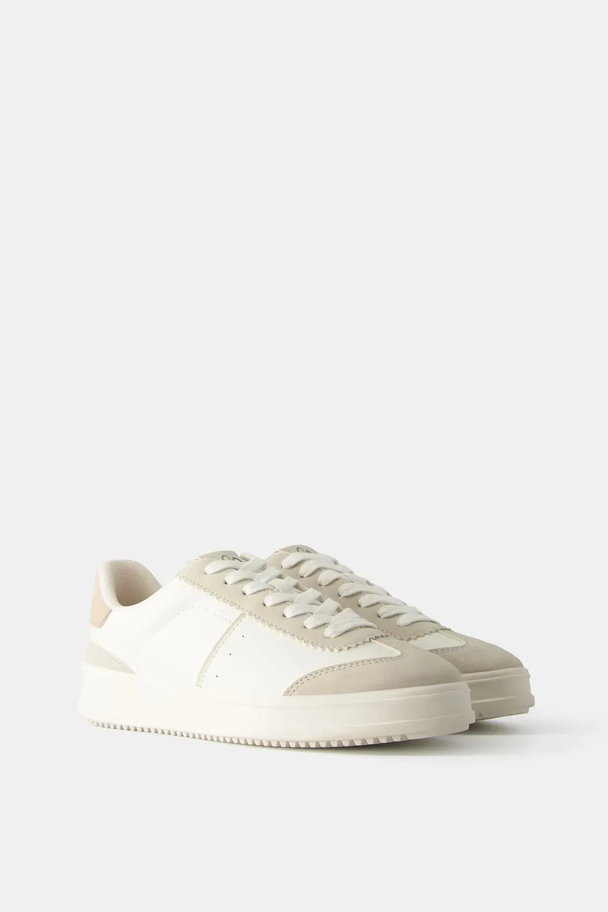 Bershka Women's Retro Contrast Sneakers