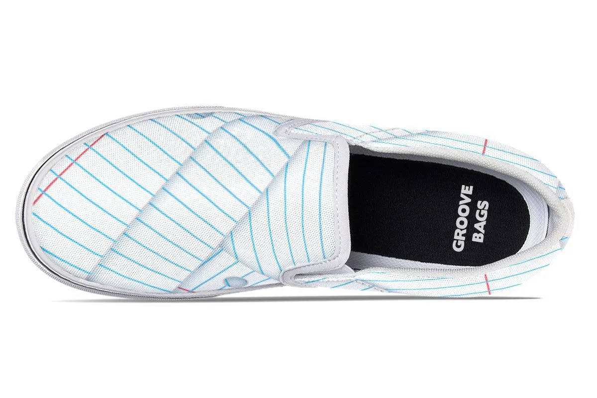 Binder Paper Slip-On Shoes