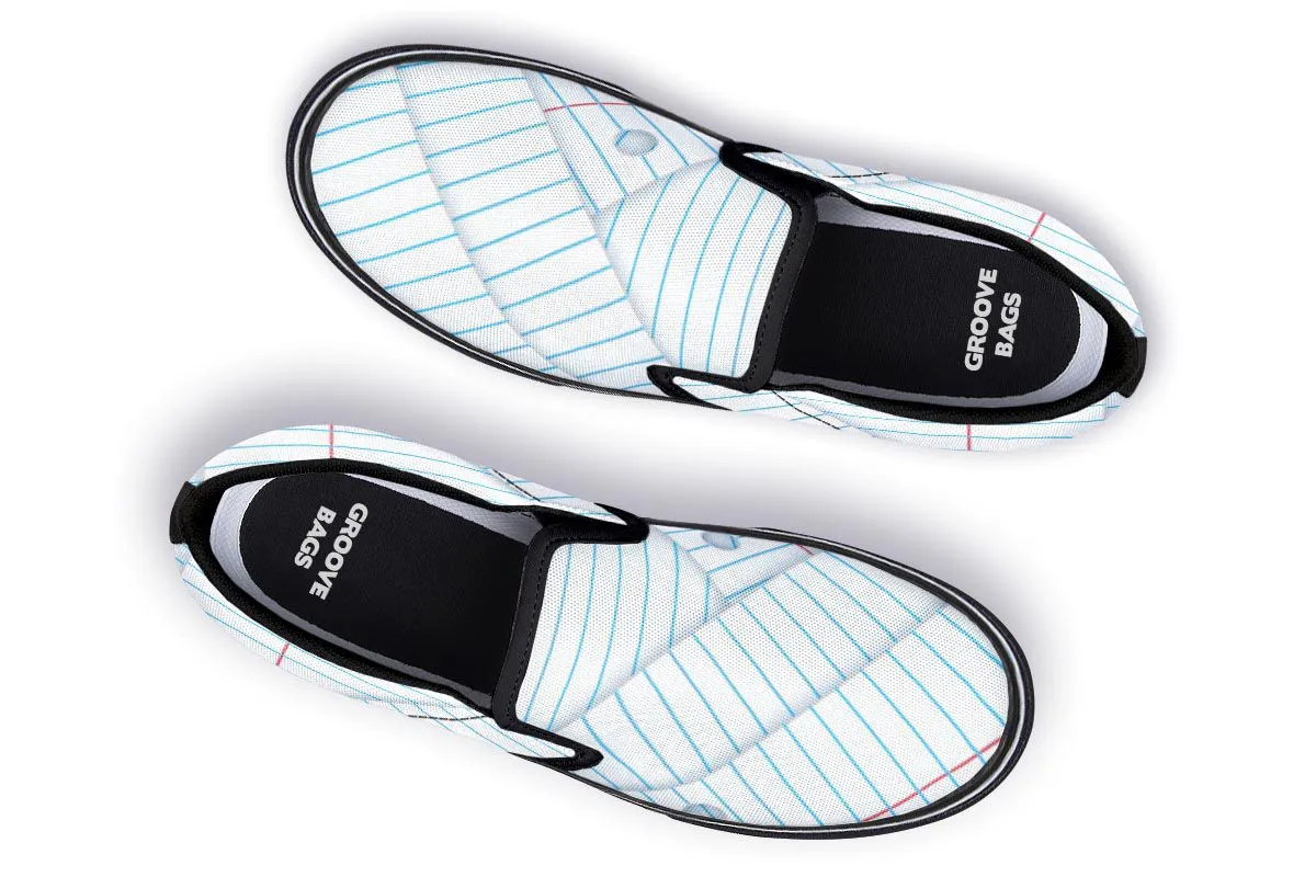 Binder Paper Slip-On Shoes