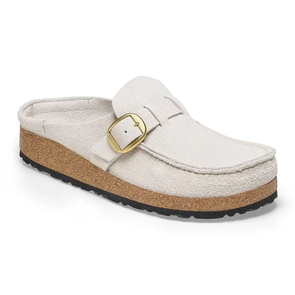 Birkenstock Women's Buckley Slip On Clog - Suede Embossed