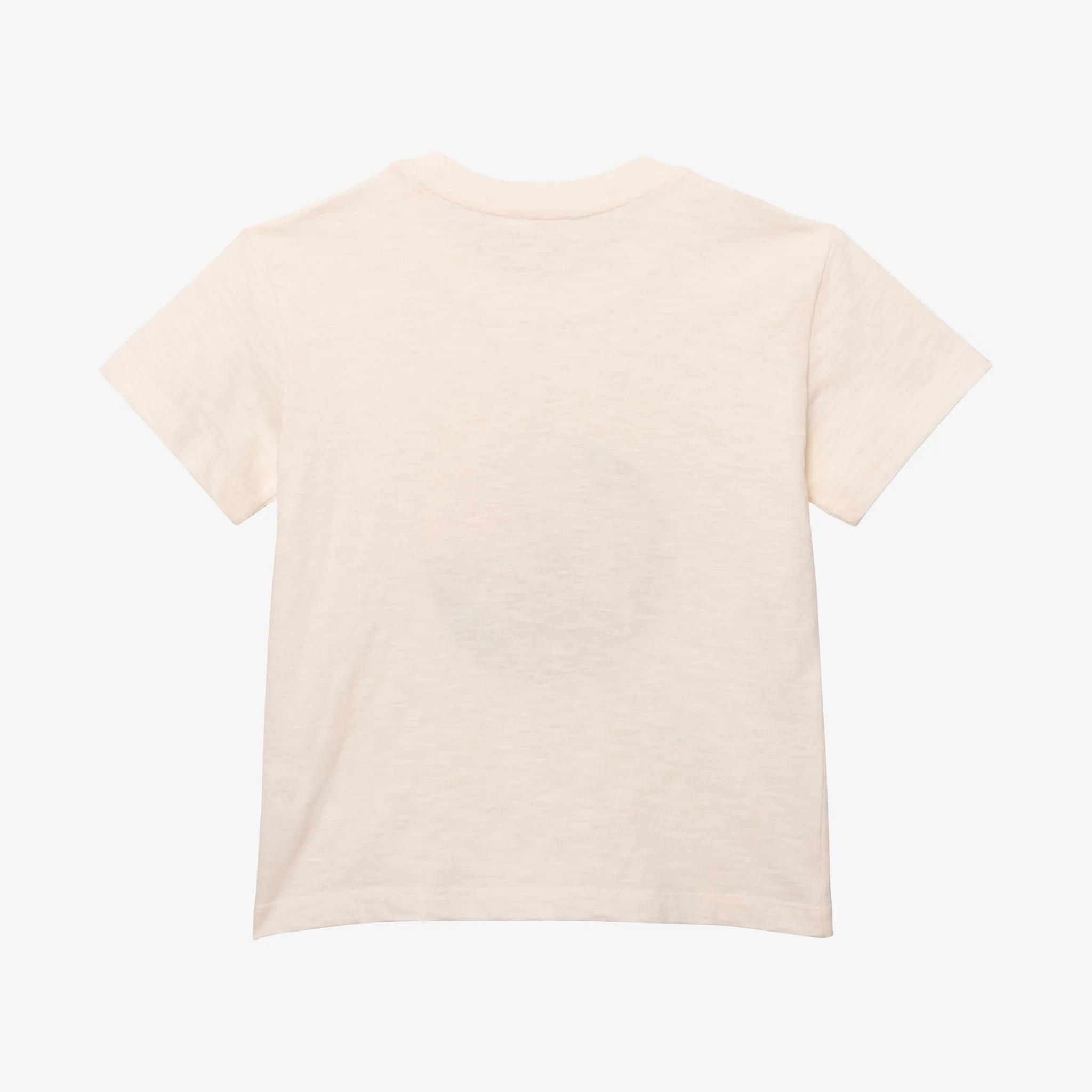 Boys' cream-colored message T-shirt