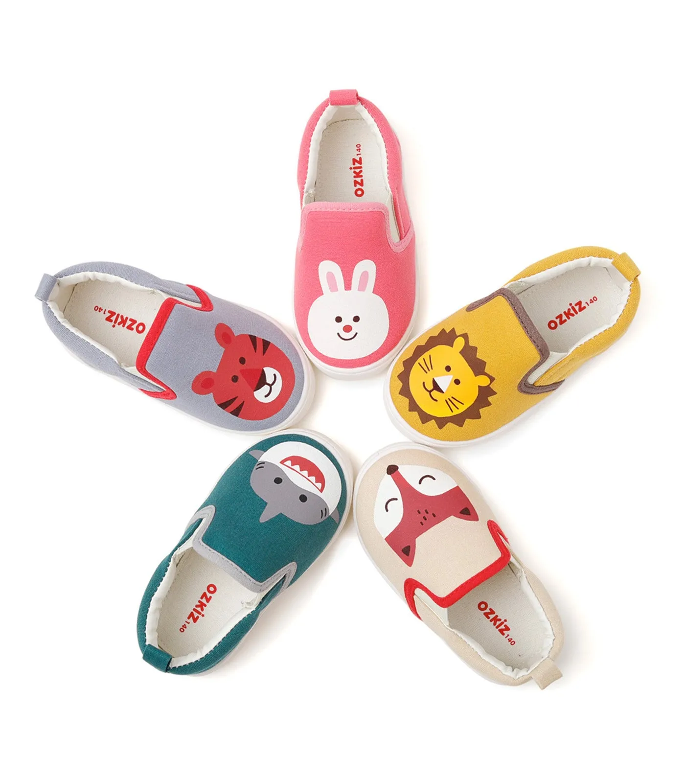 Boys Lion Slip-On Mustard