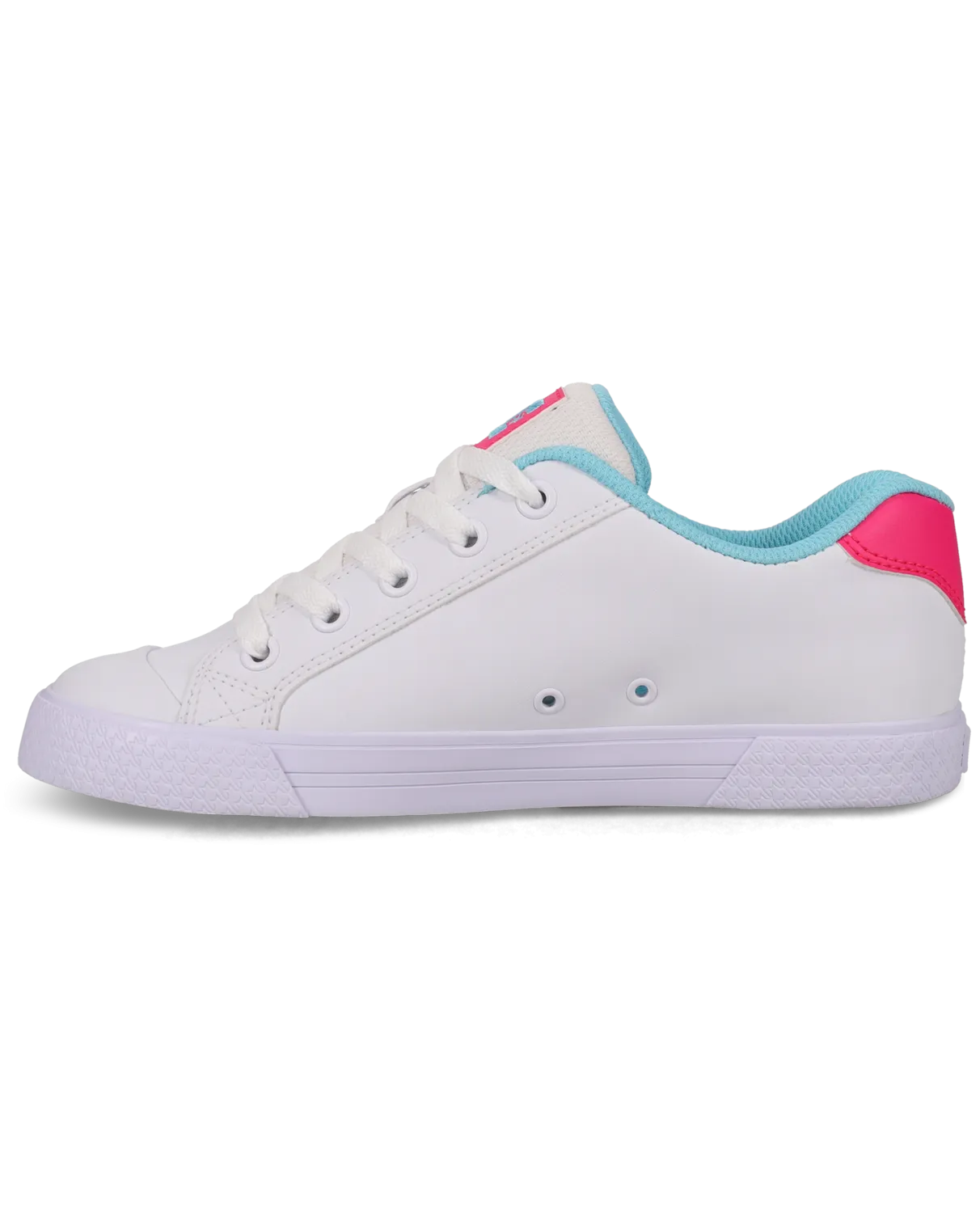 Chelsea Shoes in White, Crazy Pink & Blue