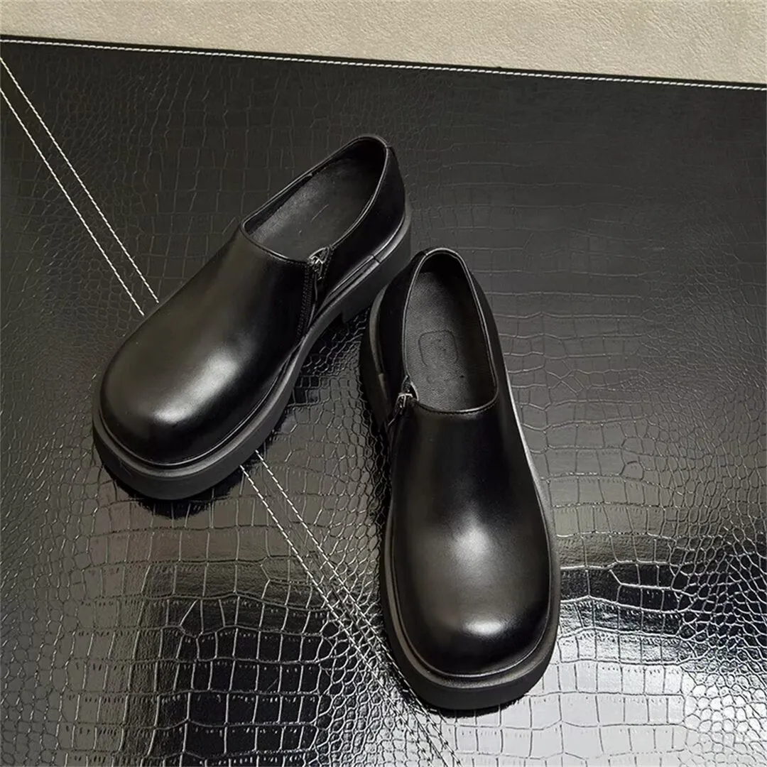 ClassicCow Slip-On Leather Men's Boots