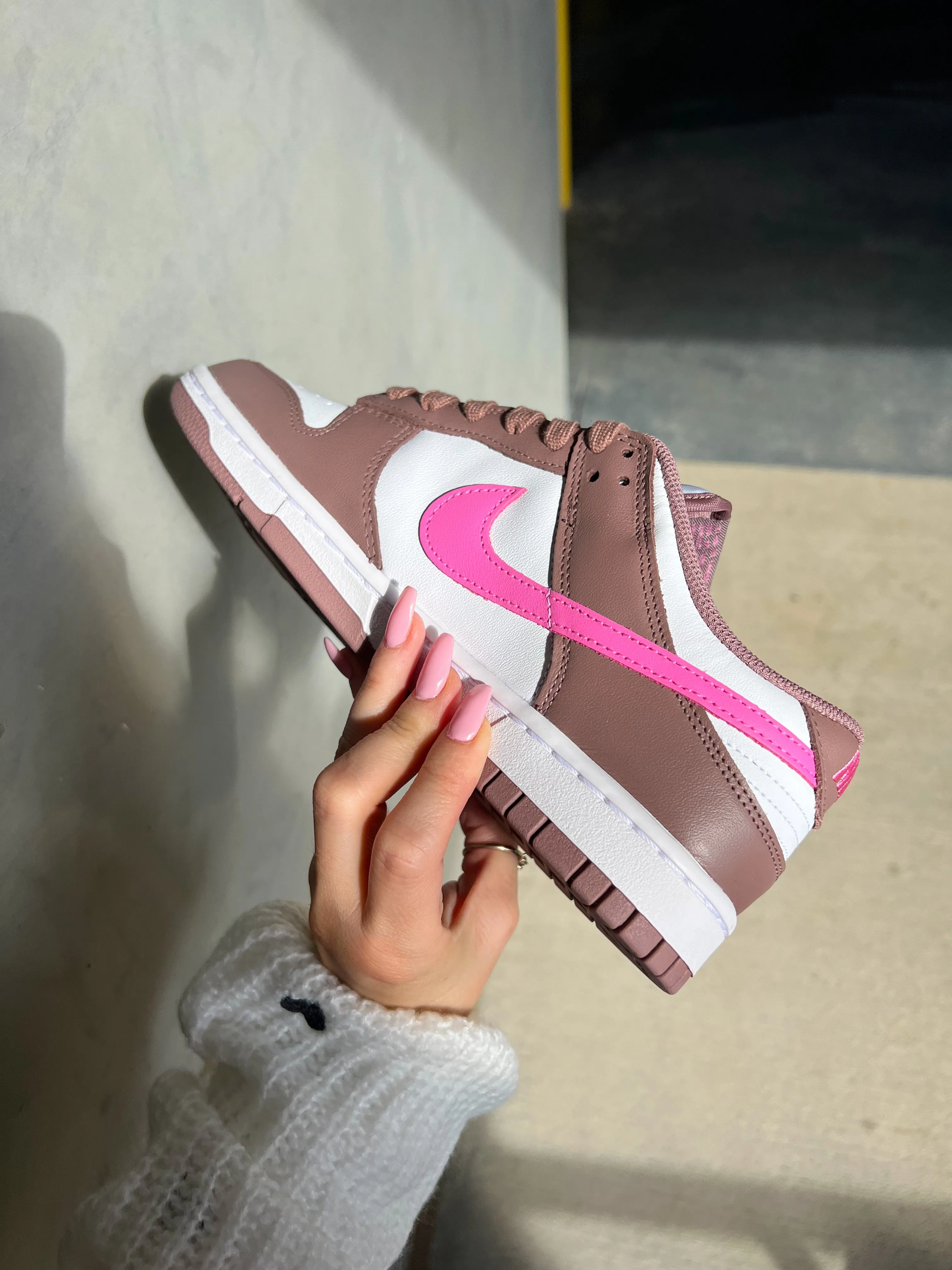 Cocoa Swarovski Womens Nike Dunk Shoes