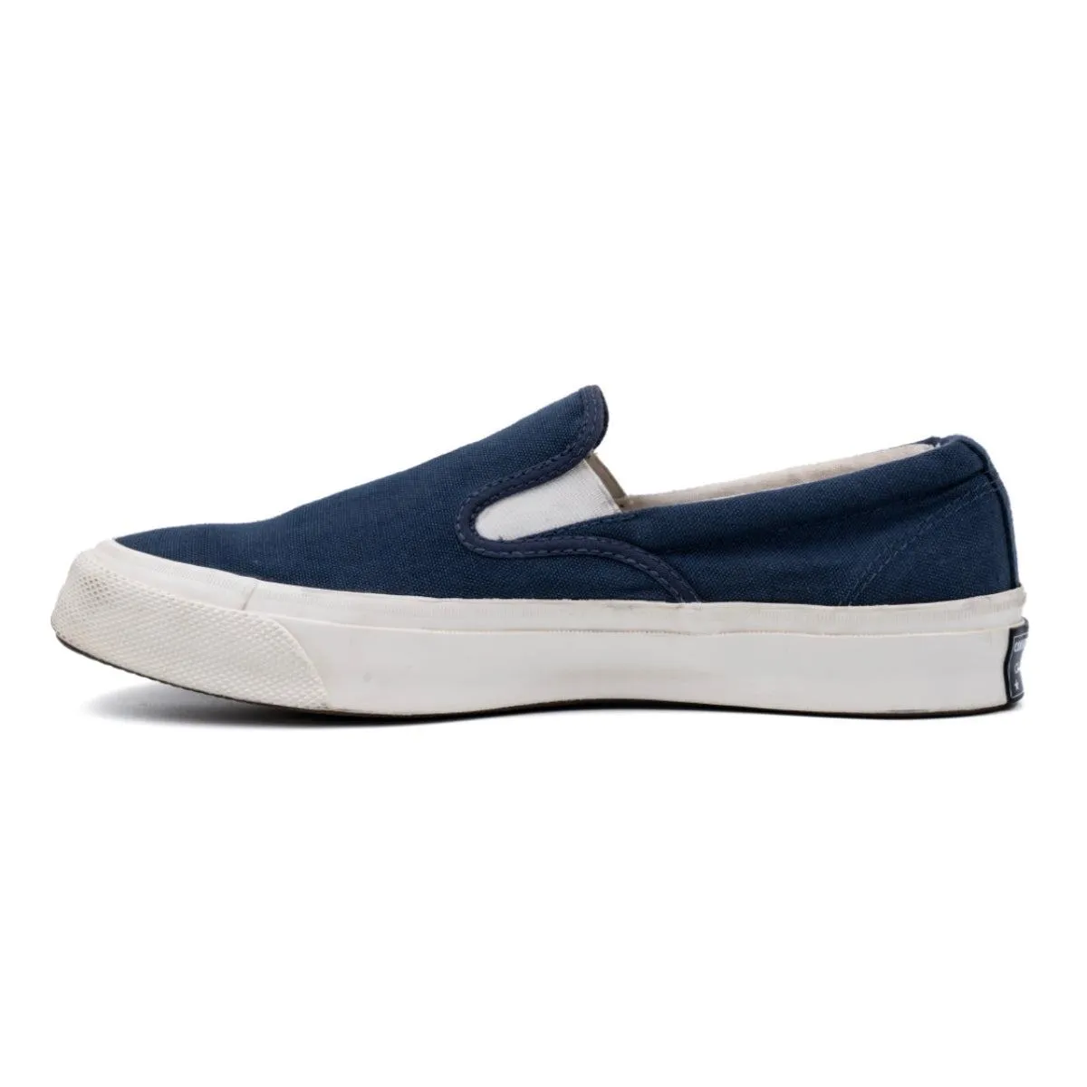 Converse Deck Star Slip On Low-Top Sneakers Canvas Blue Colour For Men