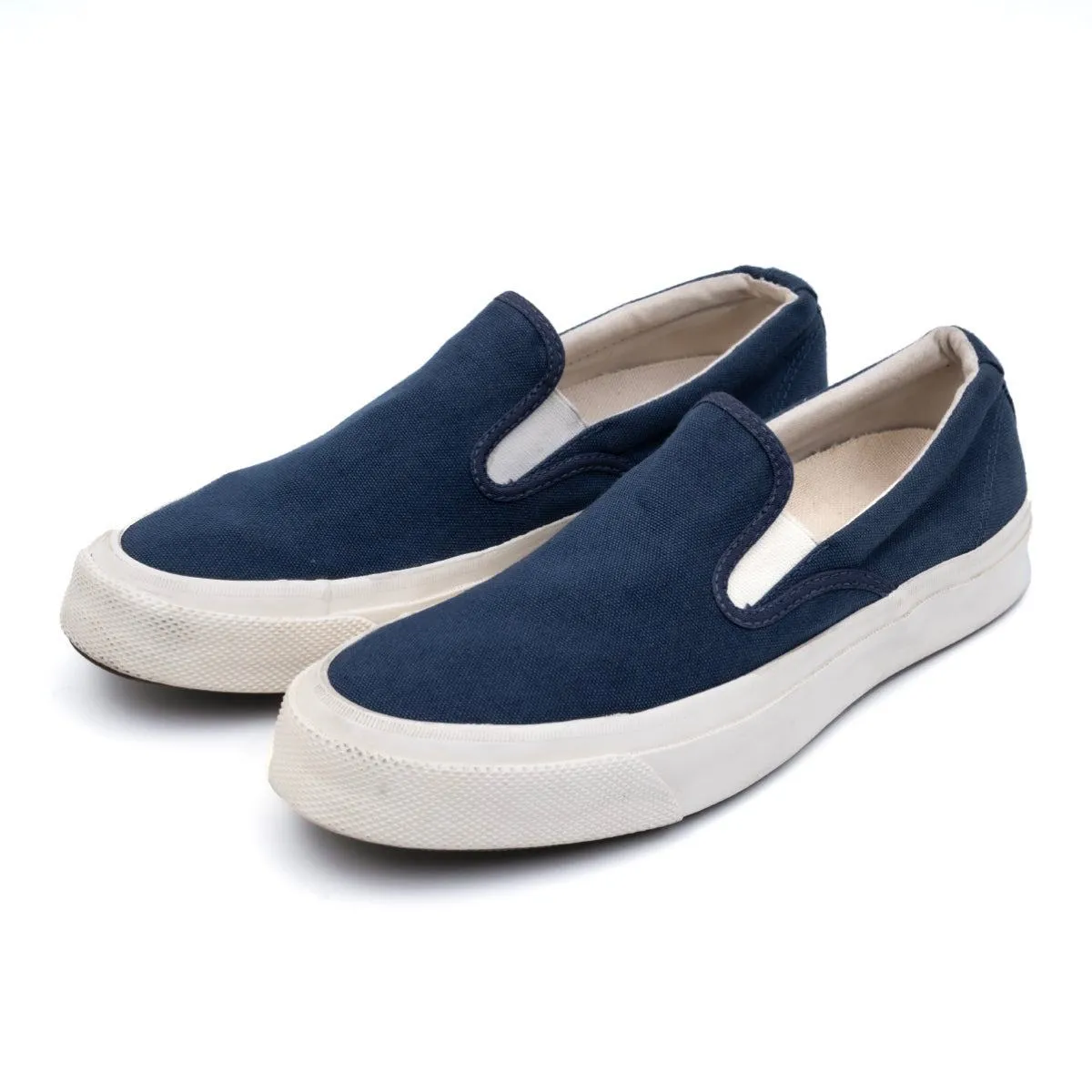 Converse Deck Star Slip On Low-Top Sneakers Canvas Blue Colour For Men