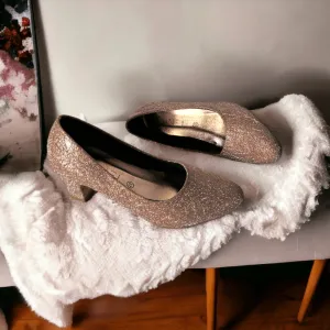 Coral Shimmer Ballerina Shoes