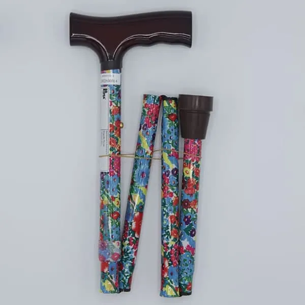 Days Folding Floral Walking Stick