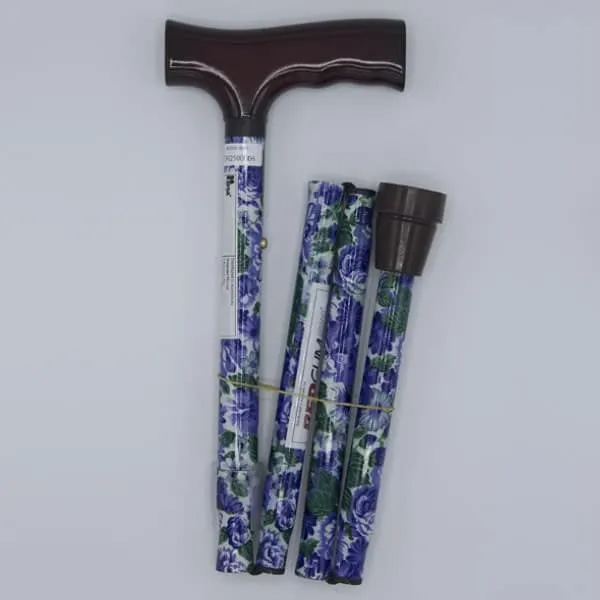 Days Folding Floral Walking Stick