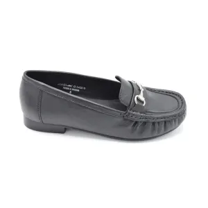 DB Diana - Ladies Wide Fit Moccasin - 4E Fitting - Black