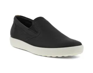 Ecco Women's Soft 7 Slip-On Black/Powder 47049350263