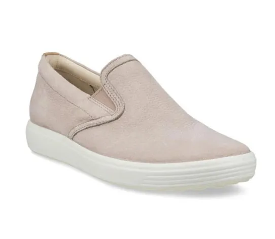 Ecco Women's Soft 7 Slip-On Grey Rose/Powder 47049360604