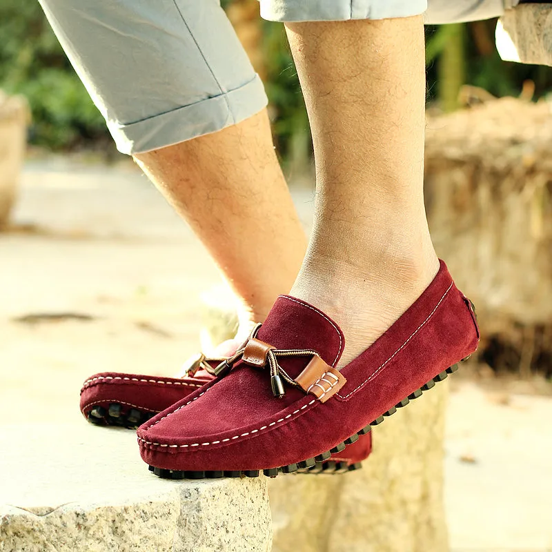 Elegant Suede Slip-On Loafers