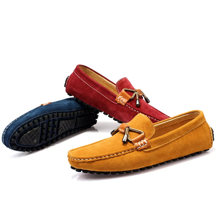 Elegant Suede Slip-On Loafers