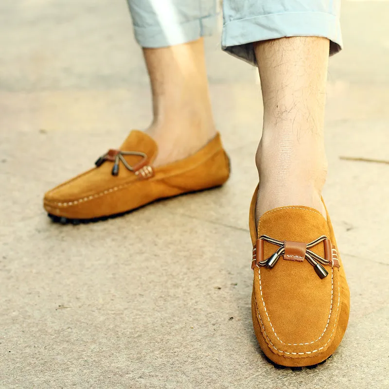 Elegant Suede Slip-On Loafers