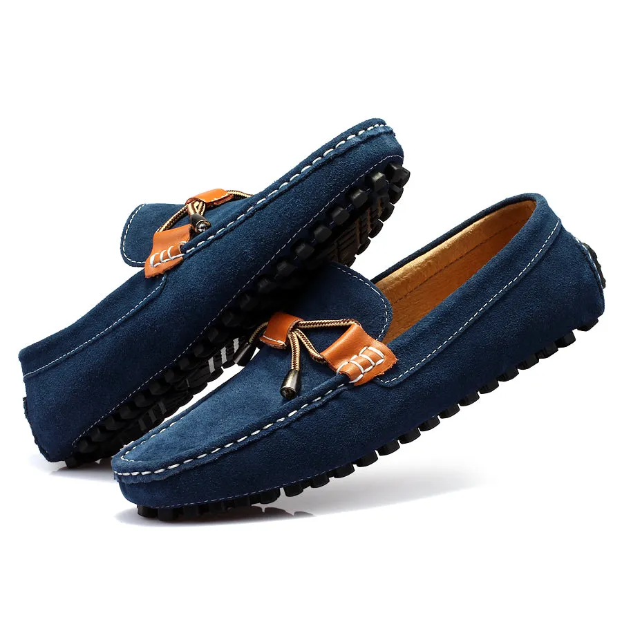 Elegant Suede Slip-On Loafers