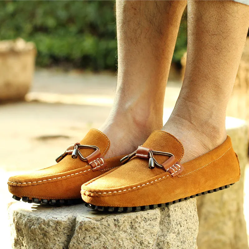 Elegant Suede Slip-On Loafers