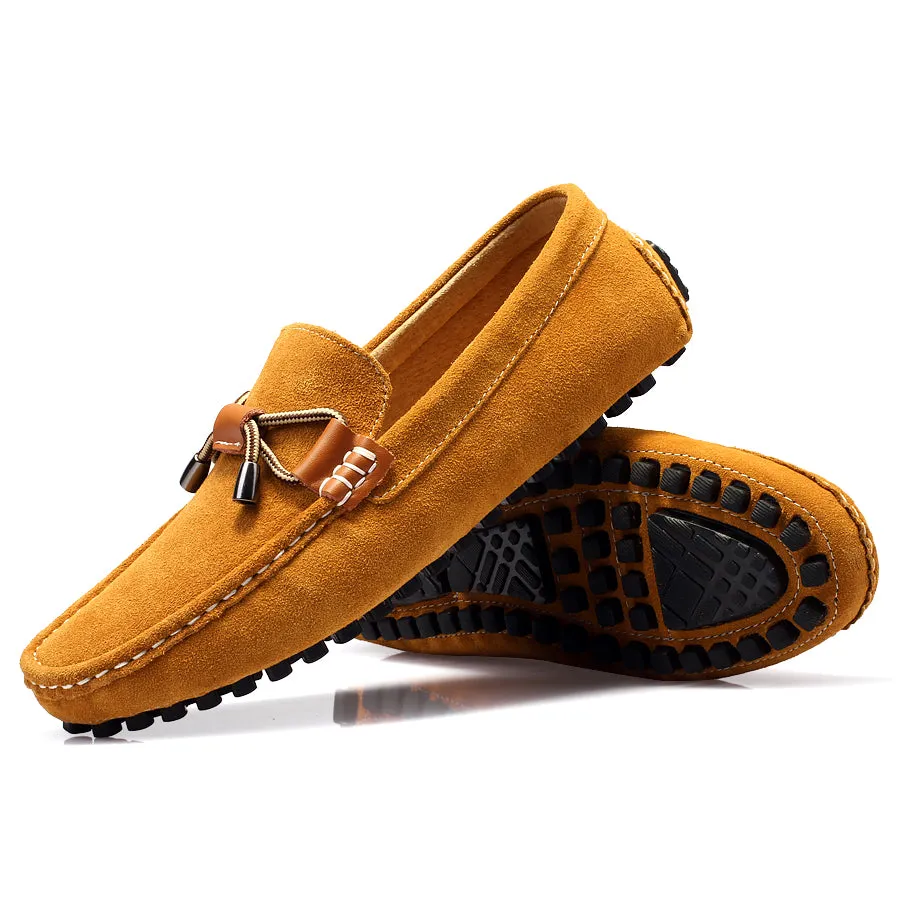 Elegant Suede Slip-On Loafers