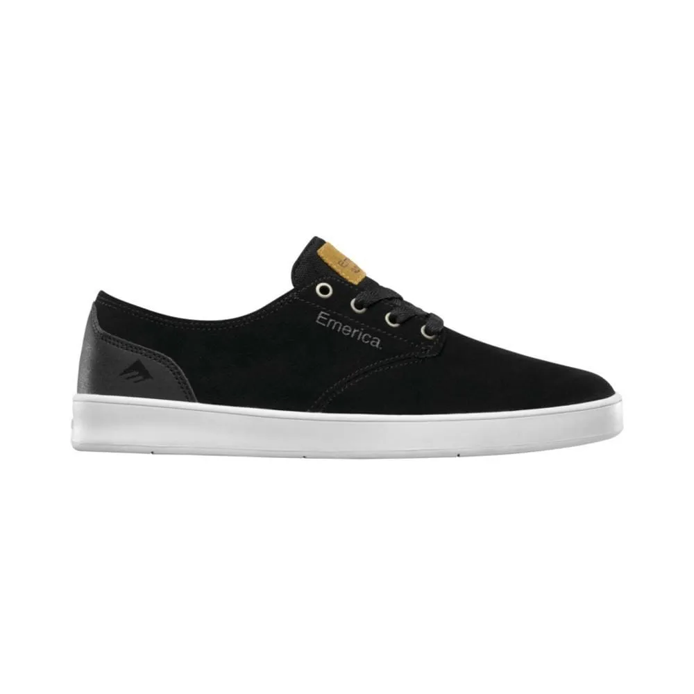 Emerica Mens The Romero Laced Black Black White