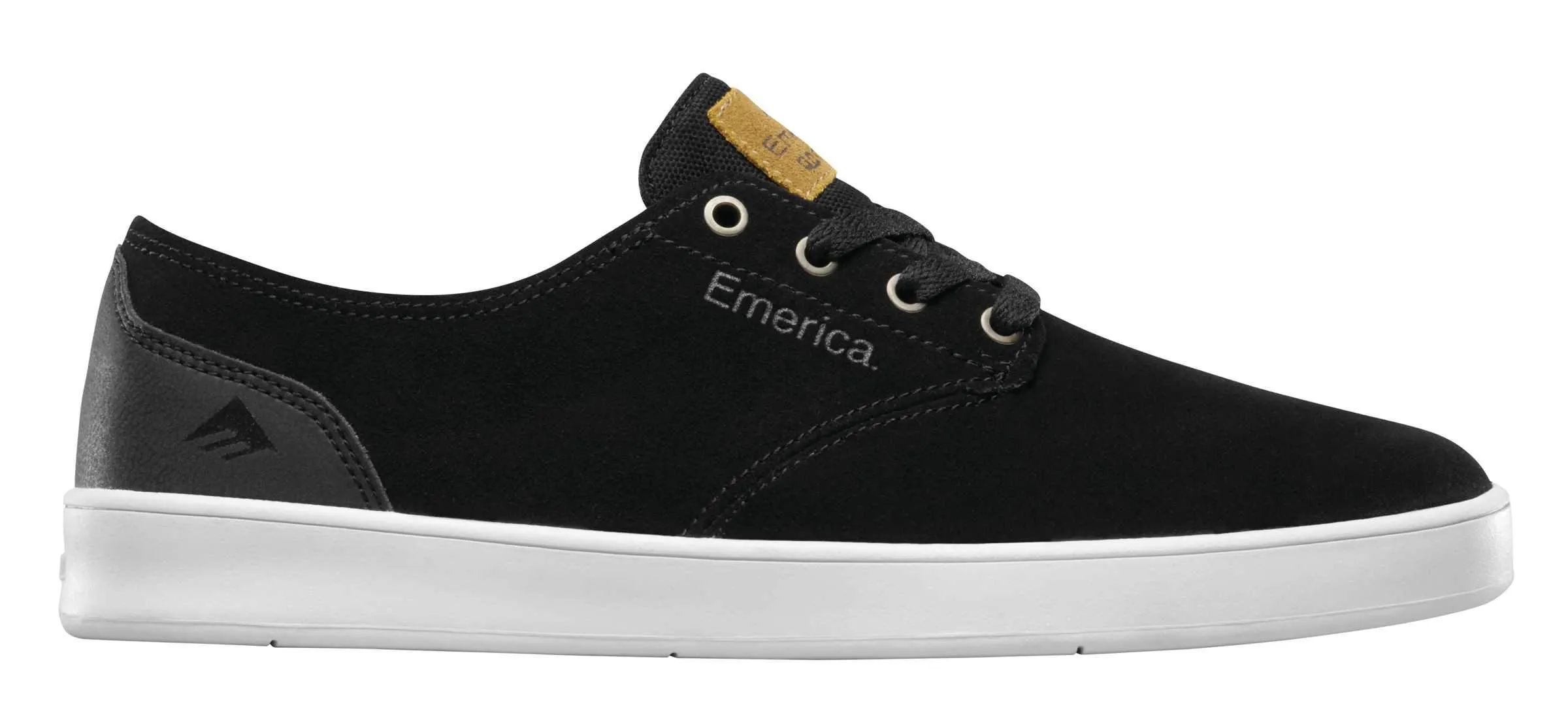 Emerica Mens The Romero Laced Black Black White