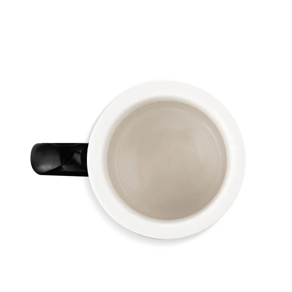 Espresso Parts Porcelain Diner Mug - Black (10oz/305ml)