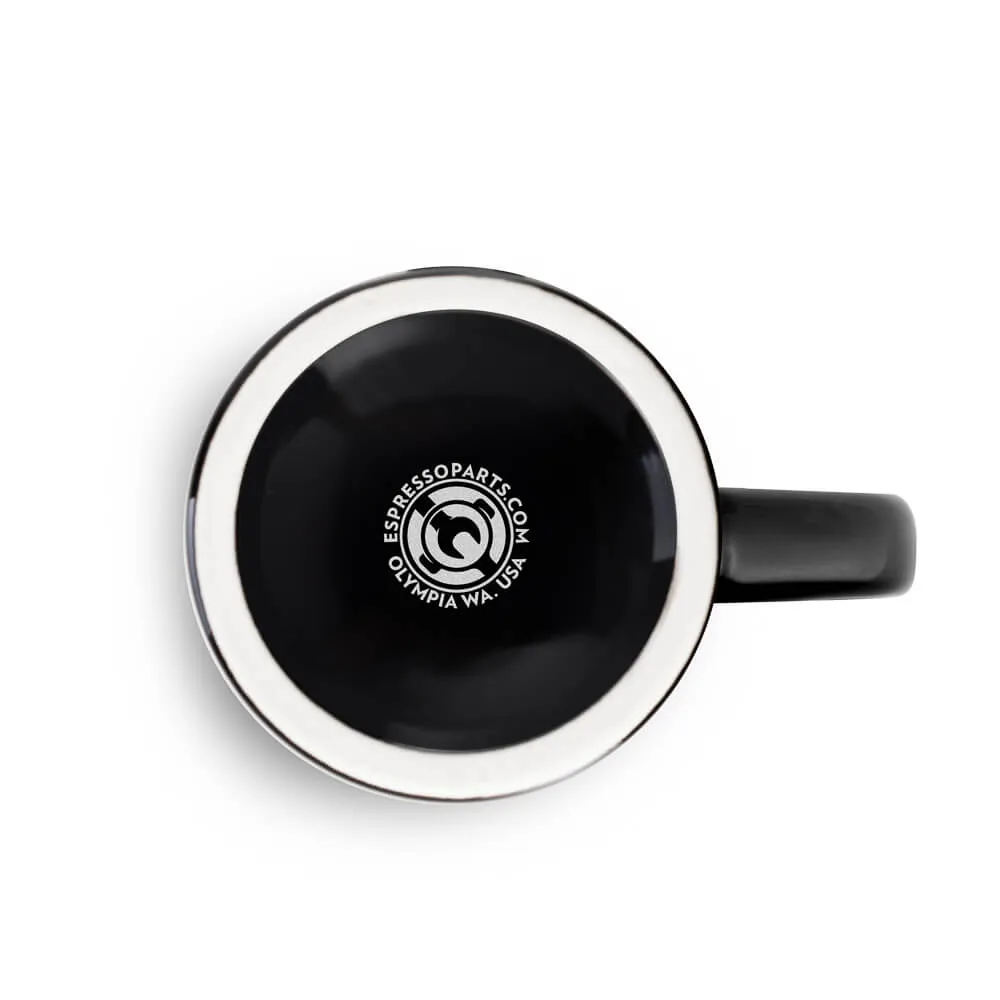 Espresso Parts Porcelain Diner Mug - Black (10oz/305ml)