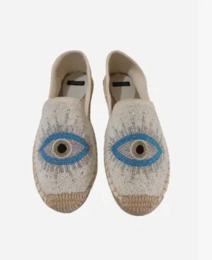 Evil Eye Slip on Shoes