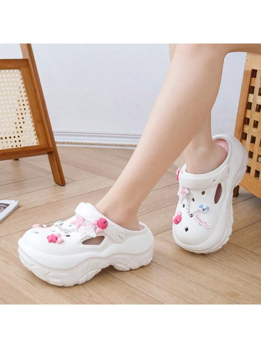 Fashionable Thick-Soled Hollow Out Shoes for Women