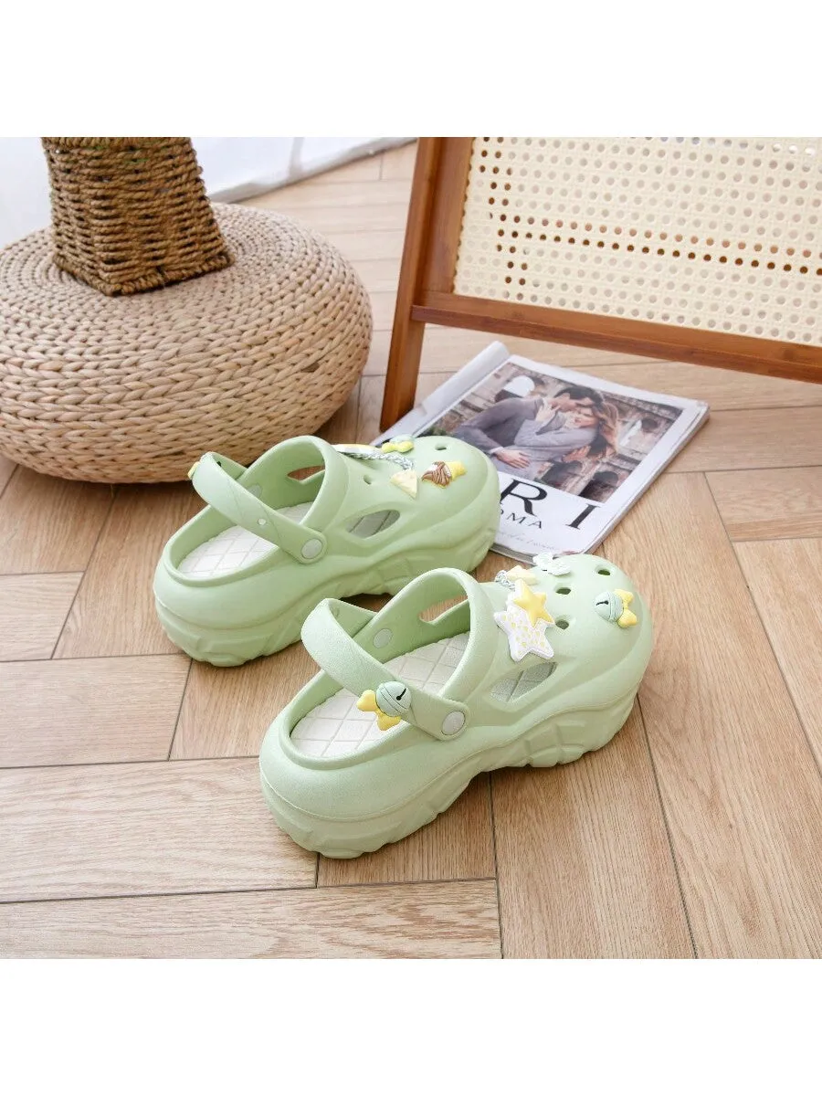 Fashionable Thick-Soled Hollow Out Shoes for Women