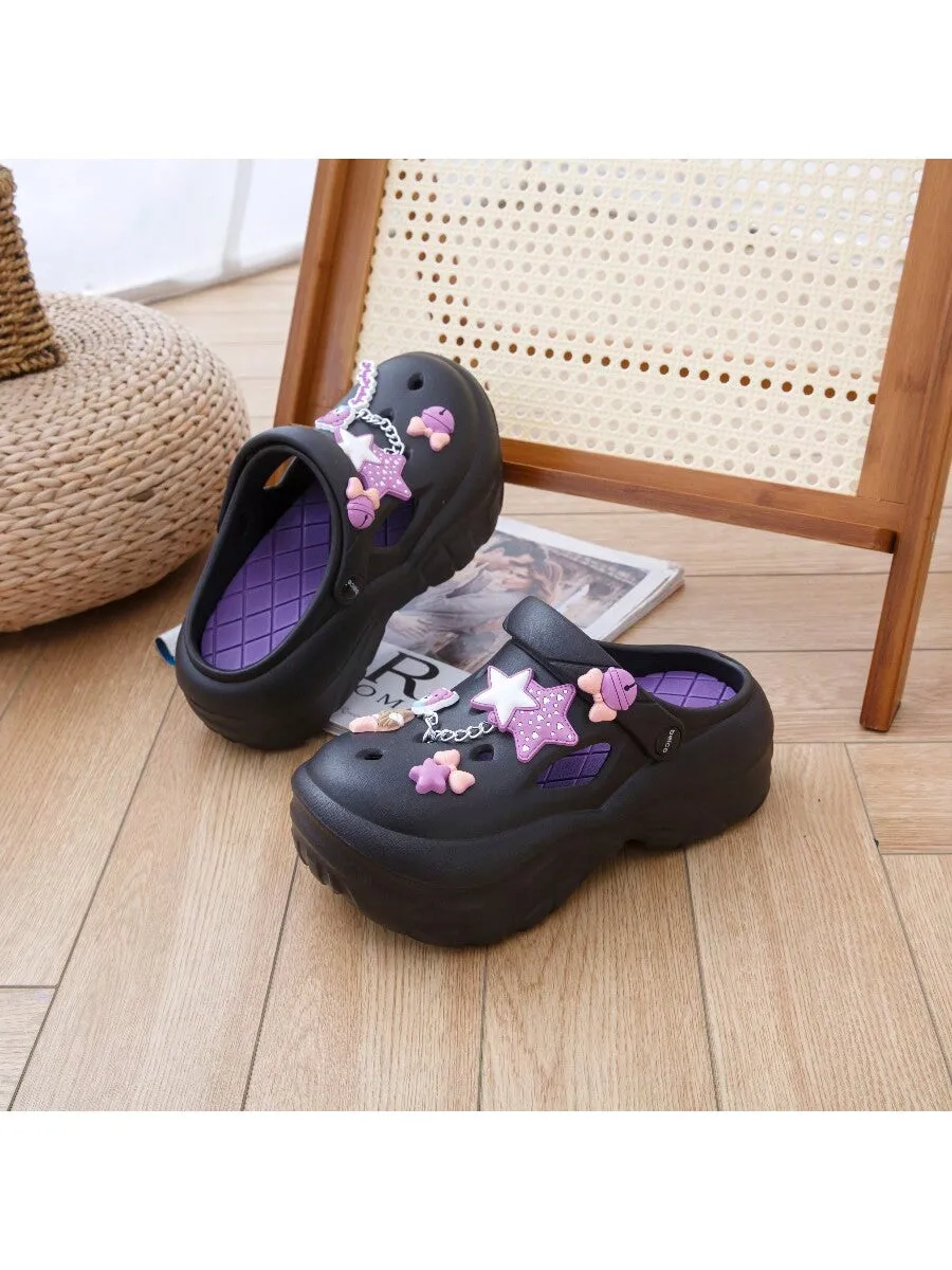 Fashionable Thick-Soled Hollow Out Shoes for Women